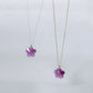 Flower Crystal Pendant Necklace