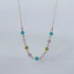 Wire-Wrapped Crystal Bead Necklace